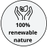 100% renewable nature